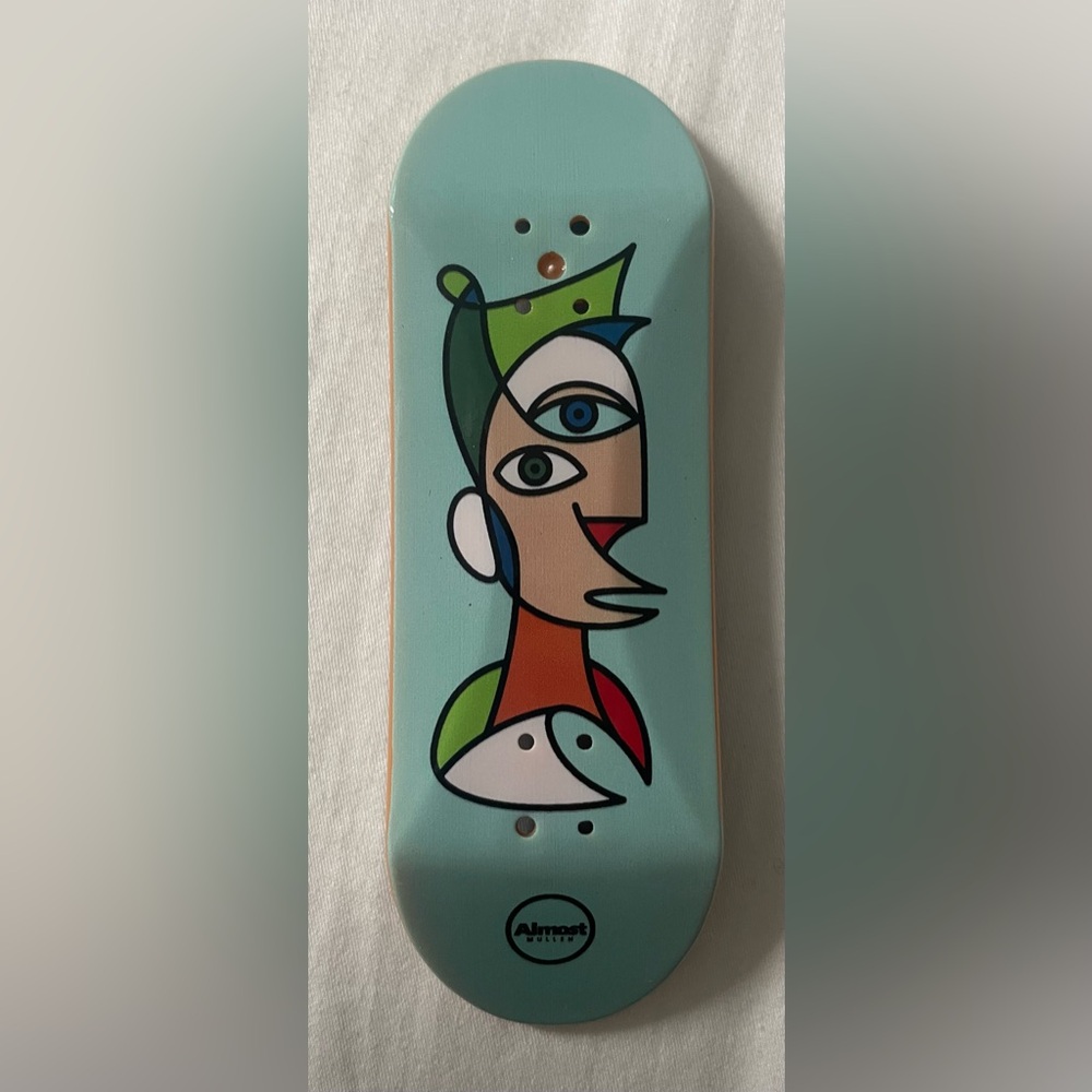 Tech Deck Almost Mini Finger Board Abstract Face Skateboard Graphic Design